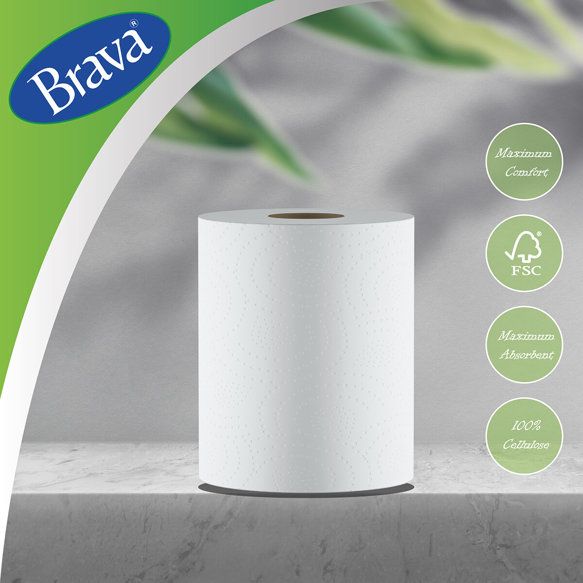 Brava - Ultra Soft Toiletpapier - 120 Rollen - Ultiem Comfort WC Papier - Superieure Sterkte - Maximale Absorptie & Pluisvrij - Voordeelverpakking WC Papier