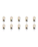 LED Lamp 10 Pack - G4 Fitting - Dimbaar - 2W - Helder/Koud Wit 6000K - Transparant | Vervangt 20W