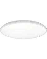 LED Plafondlamp - Plafondverlichting - Trion Lombis - 34W - Natuurlijk Wit 4000K - Dimbaar - Rond - Mat Wit - Kunststof