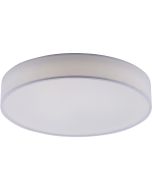 LED Plafondlamp WiZ - Trion Ditro - 36W - Aanpasbare Kleur - Dimbaar - Afstandsbediening - Rond - Mat Wit - Aluminium