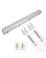 OSRAM - LED TL Armatuur met T8 Buis - SubstiTUBE Value EM 865 - Aigi Hari - 120cm Dubbel - 32.4W - Helder/Koud Wit 6500K