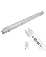 OSRAM - LED TL Armatuur met T8 Buis - SubstiTUBE Value EM 865 - Aigi Hari - 120cm Enkel - 16.2W - Helder/Koud Wit 6500K