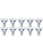 PHILIPS - LED Spot 10 Pack - MASTER 927 36D VLE - GU10 Fitting - DimTone Dimbaar - 4.9W - Warm Wit 2200K-2700K | Vervangt 50W