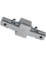 Spanningsrail Doorverbinder - Trion Dual - Rechte Connector - 2 Fase - Mat Titaan