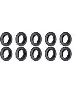 Spot Armatuur 10 Pack - GU10 Inbouwspot - Rond - Zwart - Aluminium - Kantelbaar Ø82mm