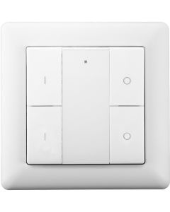 EcoDim - Draadloze Schakelaar - Smart WiFi - ED-10012 - ZigBee - 2-voudig Schakelaar - Wit