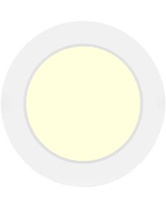 LED Downlight Pro - Aigi Trinko - Opbouw Rond 6W - Warm Wit 3000K - Mat Wit - Kunststof