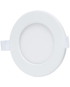 LED Downlight - Smart LED - Aigi Zumba - 6W - Aanpasbare Kleur - Inbouw Rond - Mat Wit - Aluminium - Ø105mm