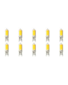 LED Lamp 10 Pack - Aigi - G9 Fitting - 2W - Helder/Koud Wit 6500K