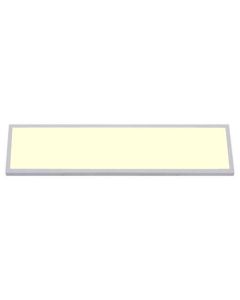 LED Paneel - 30x120 Warm Wit 3000K - 36W Opbouw Rechthoek - Mat Wit Aluminium