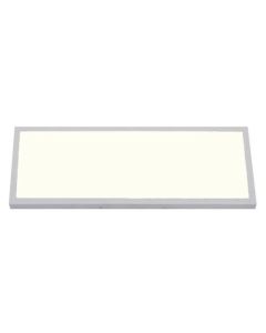 LED Paneel - 30x60 Natuurlijk Wit 4200K - 24W Opbouw Rechthoek - Mat Wit Aluminium