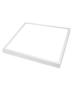 LED Paneel 60x60 - Velvalux Lumis - Helder/Koud Wit 6000K - 40W - Opbouw - Vierkant - Wit - Flikkervrij