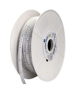 LED Strip - Aigi Stribo - 50 Meter - Dimbaar - IP65 Waterdicht - Helder/Koud Wit 6500K - 2835 SMD 230V