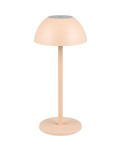 LED Tafellamp - Trion Rado - 1.7W - Warm Wit 3000K - Oplaadbare batterijen - Taupe - Kunststof 1