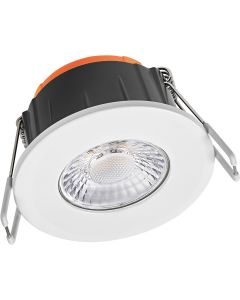 LEDVANCE - LED Spot - Inbouwspot - Combo Fix - Aanpasbare Vermogen - Aanpasbare Lichtleur - Waterdicht IP65 - Wit - Aluminium - Rond