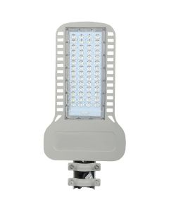 SAMSUNG - LED Straatlamp Slim - Viron Unato - 100W - Natuurlijk Wit 4000K - Waterdicht IP65 - Mat Grijs - Aluminium