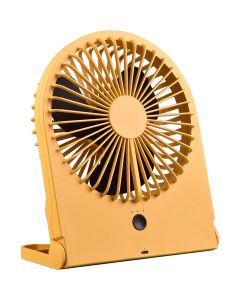 Ventilator - Trion Breezi - Tafelventilator - Staand - Rechthoek - Mat Geel - Kunststof