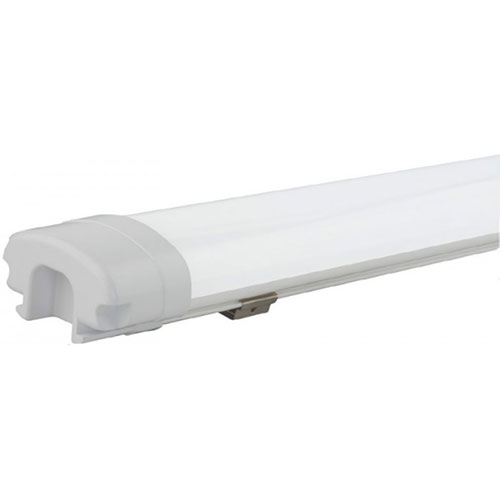 LED Batten - LED Balk - Niha - 18W - Waterdicht IP65 - Helder/Koud Wit 6400K - Kunststof - 60cm