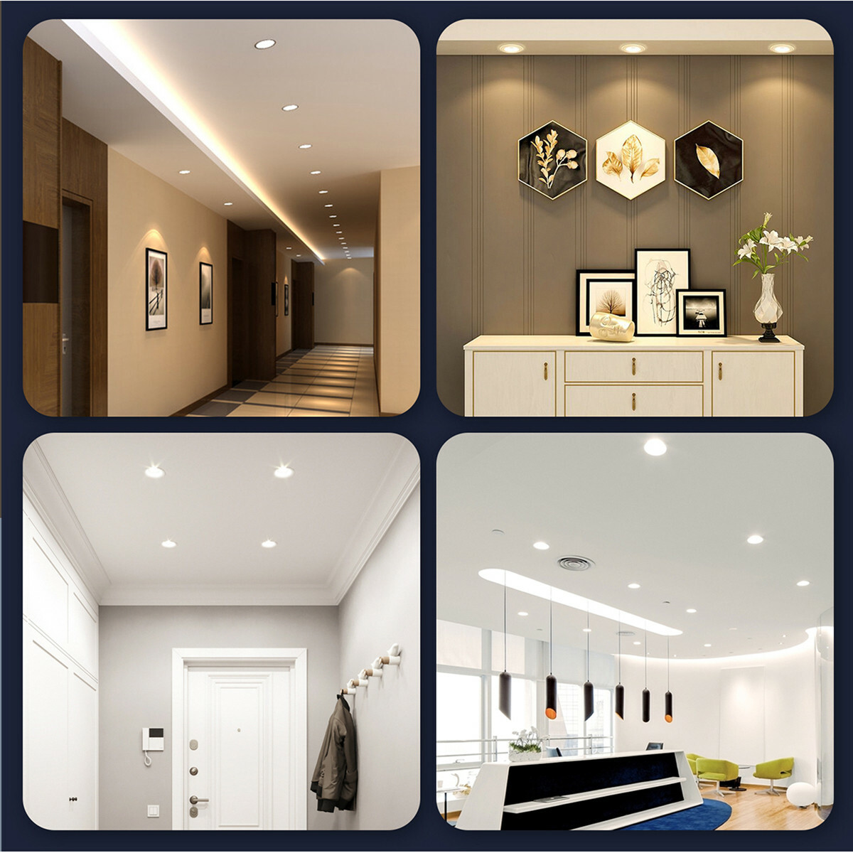 LED Downlight - Smart LED - Wifi LED - Slimme LED - Aigi Zumba - 6W - Natuurlijk Wit 4000K - Inbouw Rond - Mat Wit - Aluminium - Ø115mm