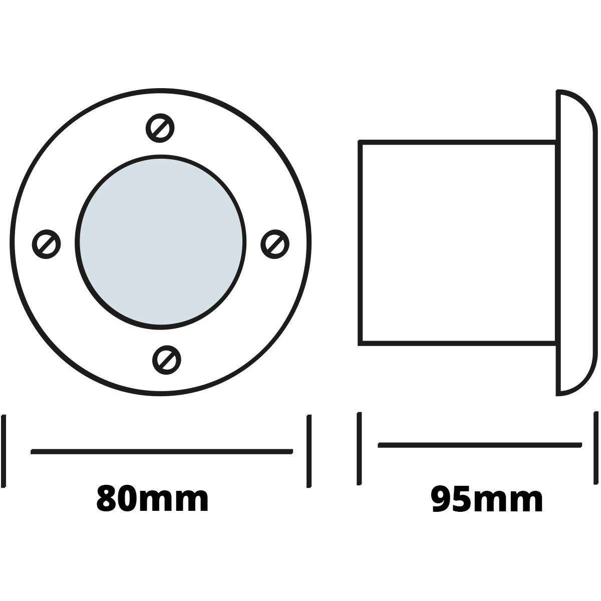 LED Grondspot - Aruz - Inbouw Rond - 3W - Waterdicht IP67 - Natuurlijk Wit 4000K - Rond - Mat Chroom - RVS