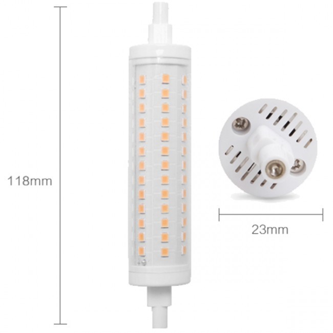 LED Lamp 10 Pack - Aigi - R7S Fitting - 12W - Helder/Koud Wit 6500K