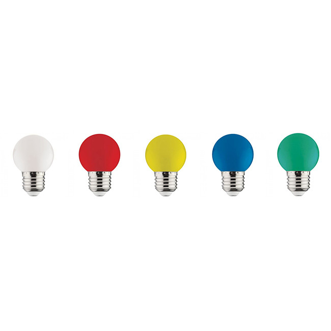 LED Lamp E27 Party Set - Kozolux Romba - Gekleurd - 1W