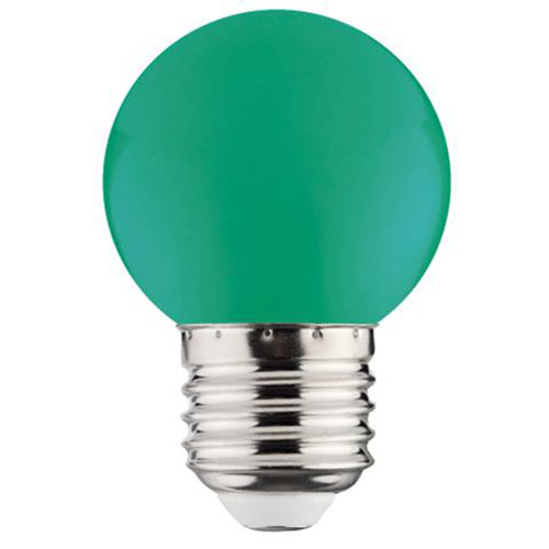 LED Lamp E27 - Kozolux Romba - Groen Gekleurd - 1W