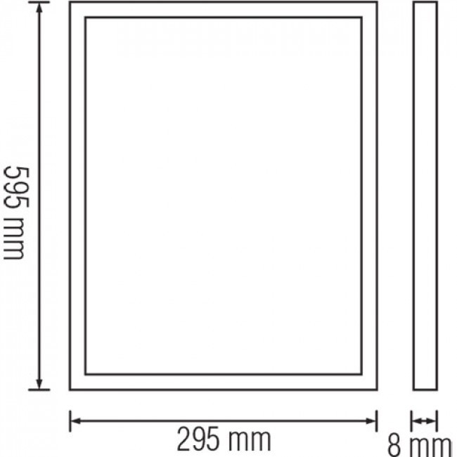 LED Paneel - 30x60 Warm Wit 3000K - 24W Inbouw Rechthoek - Mat Wit - Flikkervrij