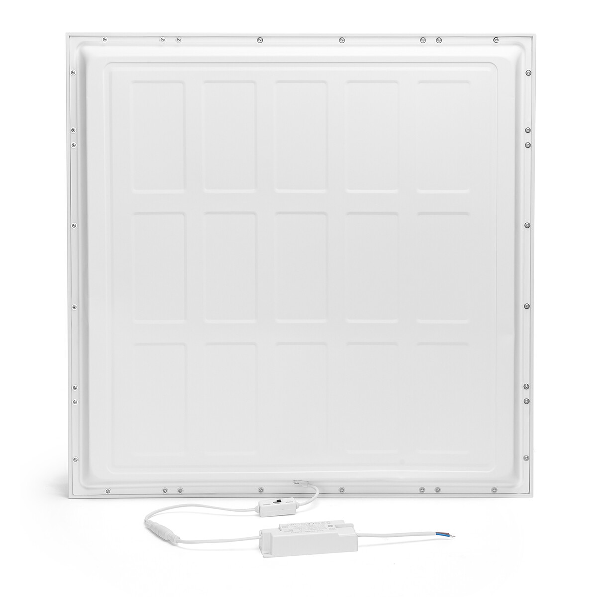 LED Paneel 60x60 - Velvalux Lumis - Helder/Koud Wit 6000K - 36W - Opbouw - Vierkant - Wit - Flikkervrij