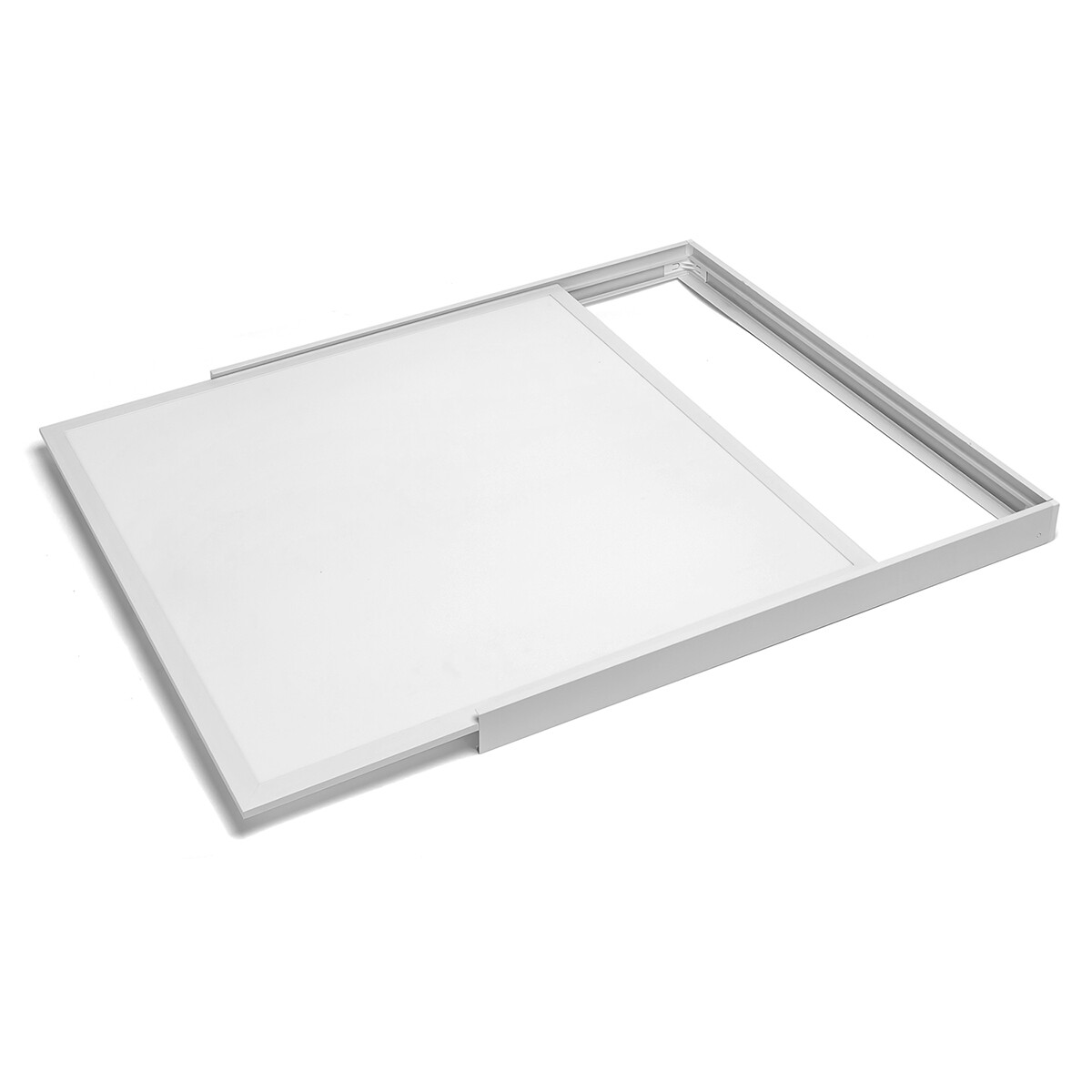 LED Paneel 60x60 - Velvalux Lumis - Warm Wit 3000K - 36W - Opbouw - Vierkant - Wit - Flikkervrij