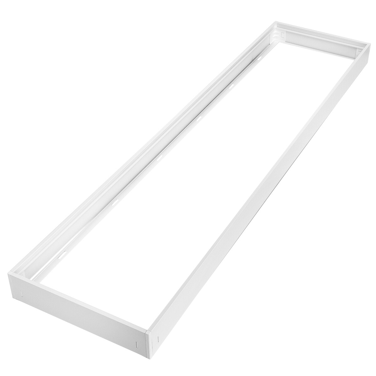 LED Paneel Opbouw Frame - Velvalux - 30x120 - Aluminium - Rechthoek - Wit