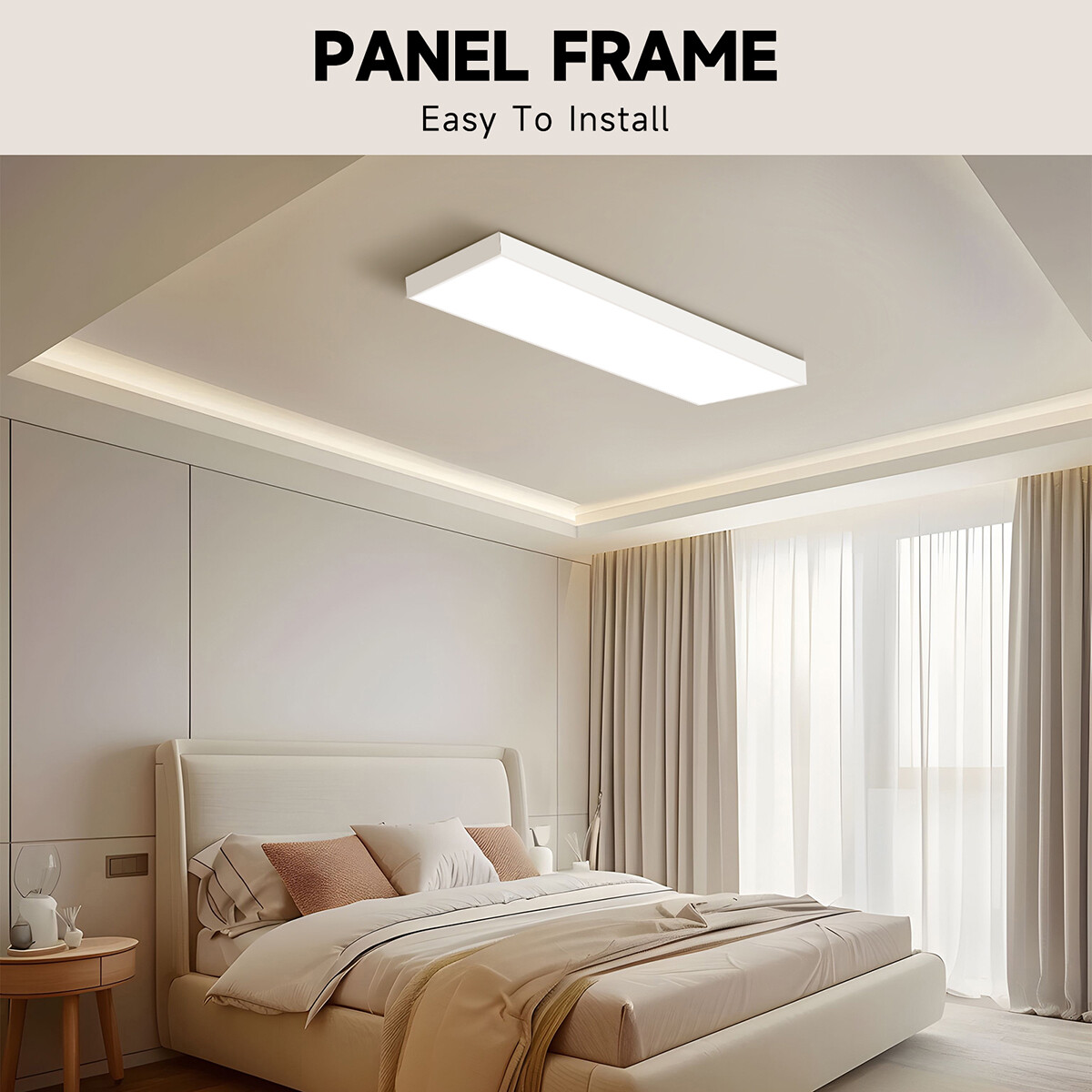 LED Paneel Opbouw Frame - Velvalux - 30x120 - Aluminium - Rechthoek - Wit