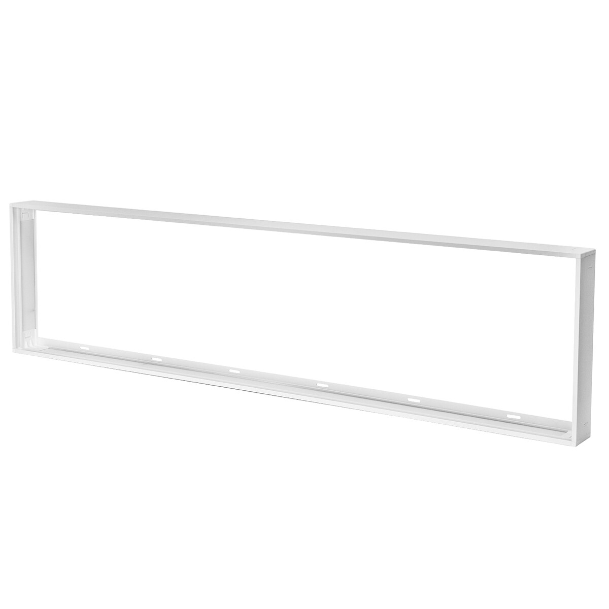 LED Paneel Opbouw Frame - Velvalux - 30x120 - Aluminium - Rechthoek - Wit