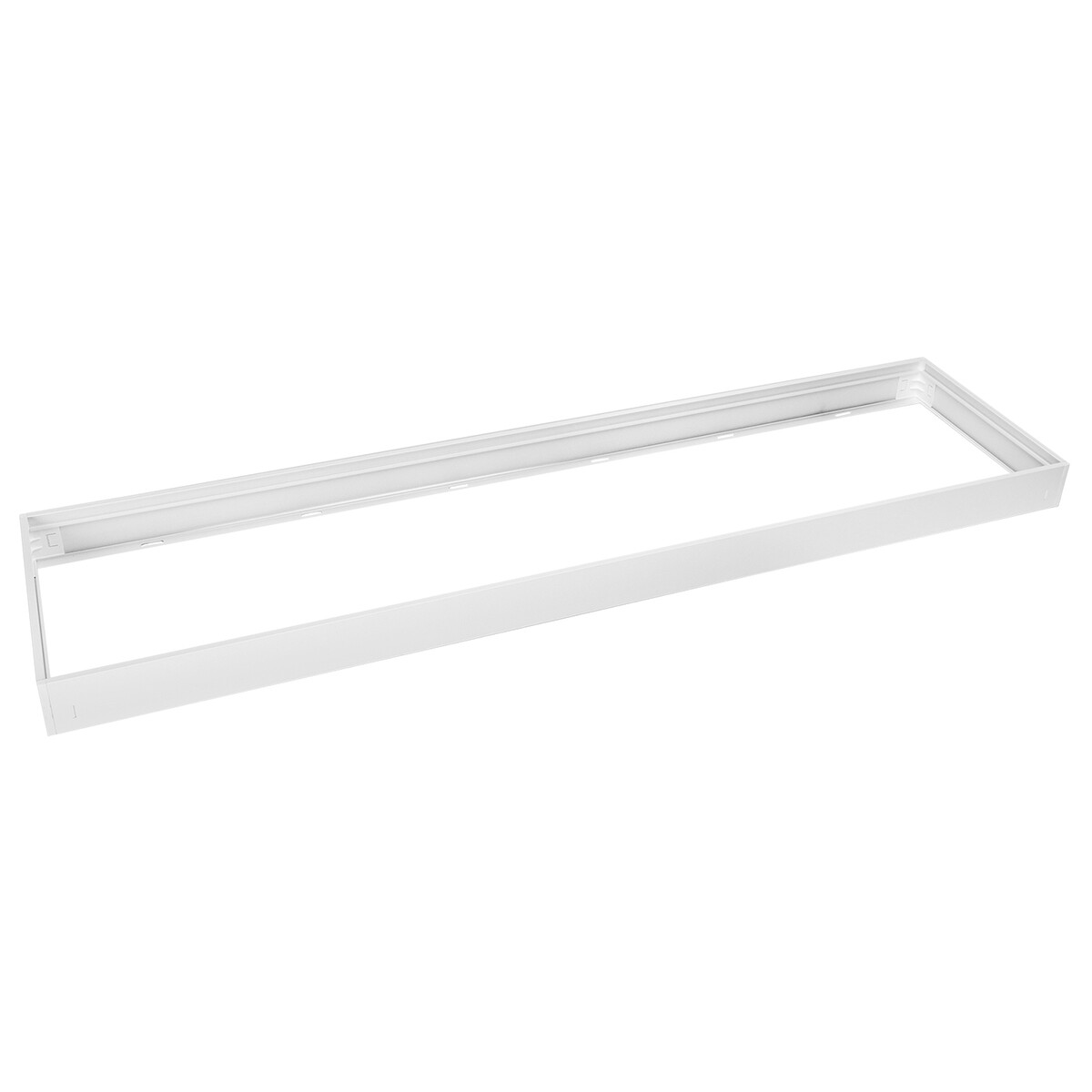 LED Paneel Opbouw Frame - Velvalux - 30x120 - Aluminium - Rechthoek - Wit