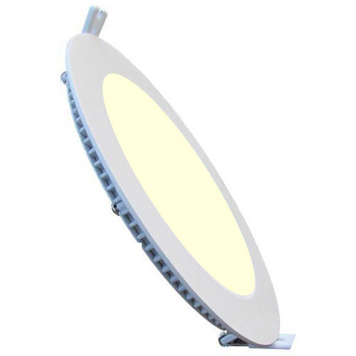 LED Paneel Slim - Ø30 Warm Wit 2700K - 24W Inbouw Rond - Mat Wit - Flikkervrij