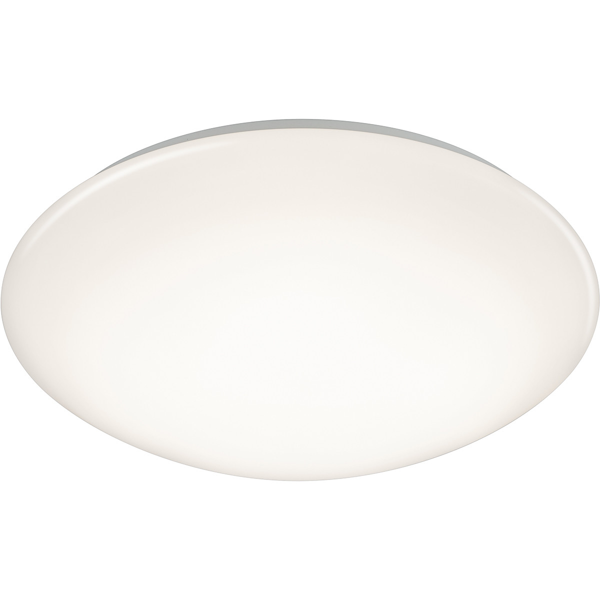 LED Plafondlamp met Bewegingssensor - Trion Poly - Opbouw Rond 18W - Spatwaterdicht IP44 - Warm Wit 3000K - 360° - Mat Wit