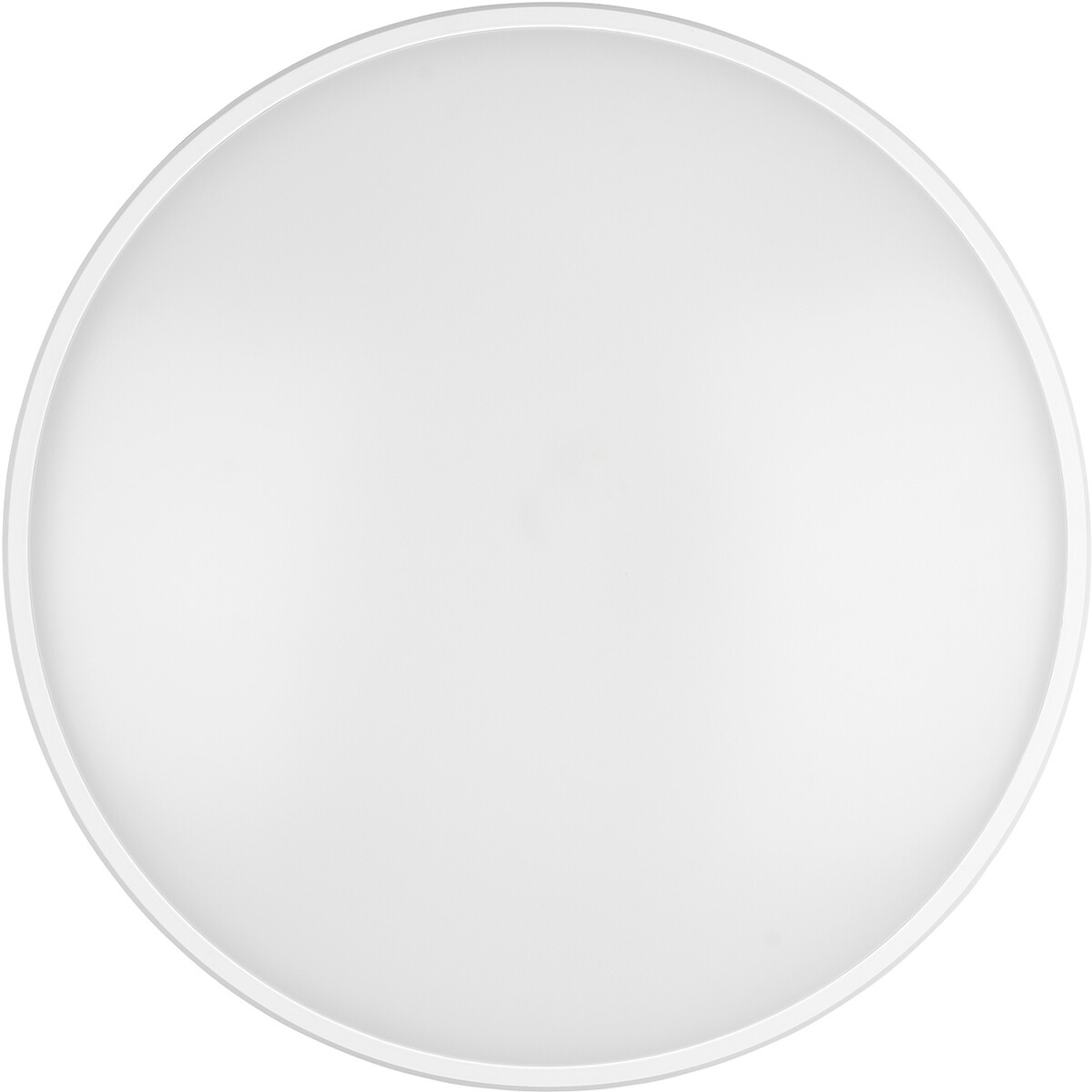 LED Plafondlamp - Plafondverlichting - Trion Lombis - 34W - Natuurlijk Wit 4000K - Dimbaar - Rond - Mat Wit - Kunststof