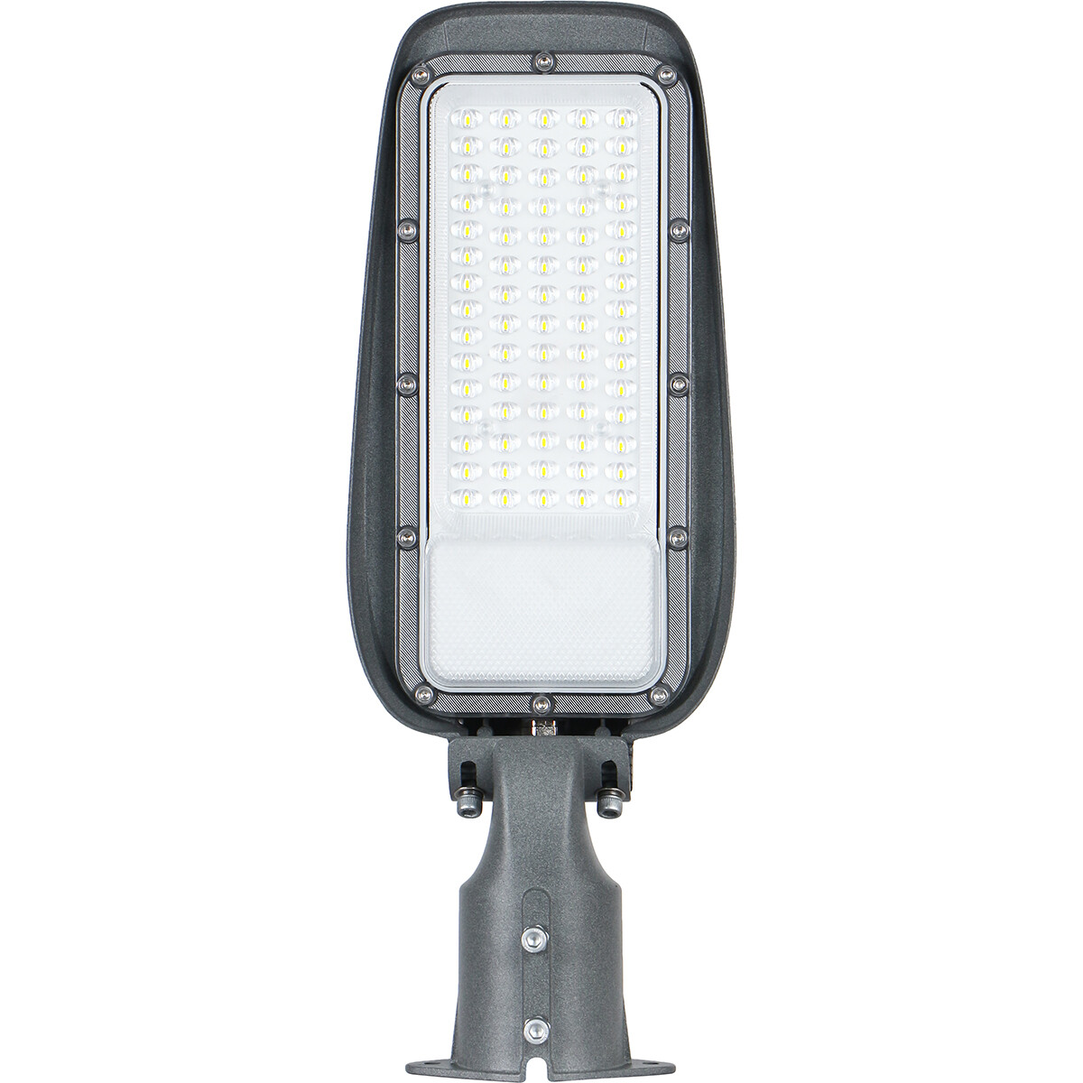 LED Straatlamp - Velvalux Lumeno - 50 Watt - Helder/Koud Wit 6500K - Waterdicht IP65 - Flikkervrij