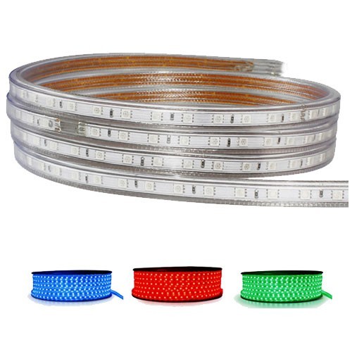 LED Strip Set - Smart Slimme LED Strip - 50 Meter - RGB Kleurverandering - Afstandsbediening - Dimbaar - Waterdicht IP65 - 230V