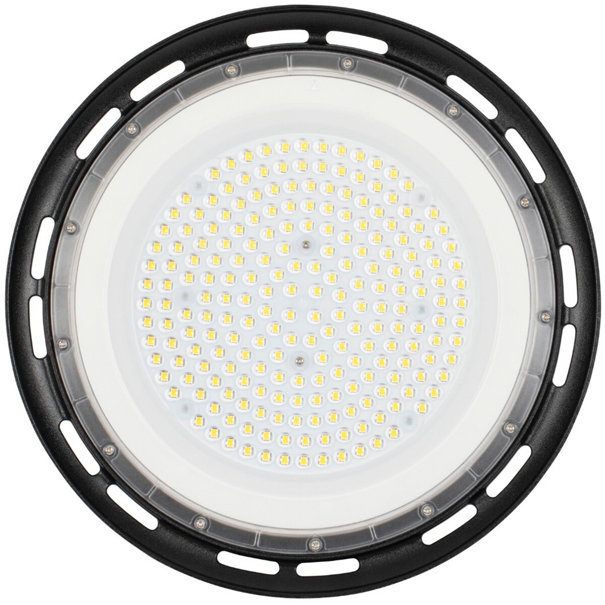 LED UFO High Bay - Agiro - 100W - Magazijnverlichting - Waterdicht IP65 - Helder/Koud Wit 6400K - Aluminium