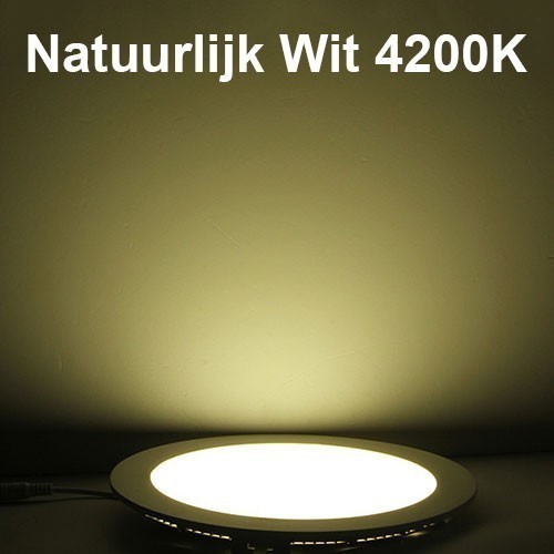 LED Paneel Slim 2 Pack - 30x30 Natuurlijk Wit 4200K - 24W Inbouw Vierkant - Mat Wit - Flikkervrij