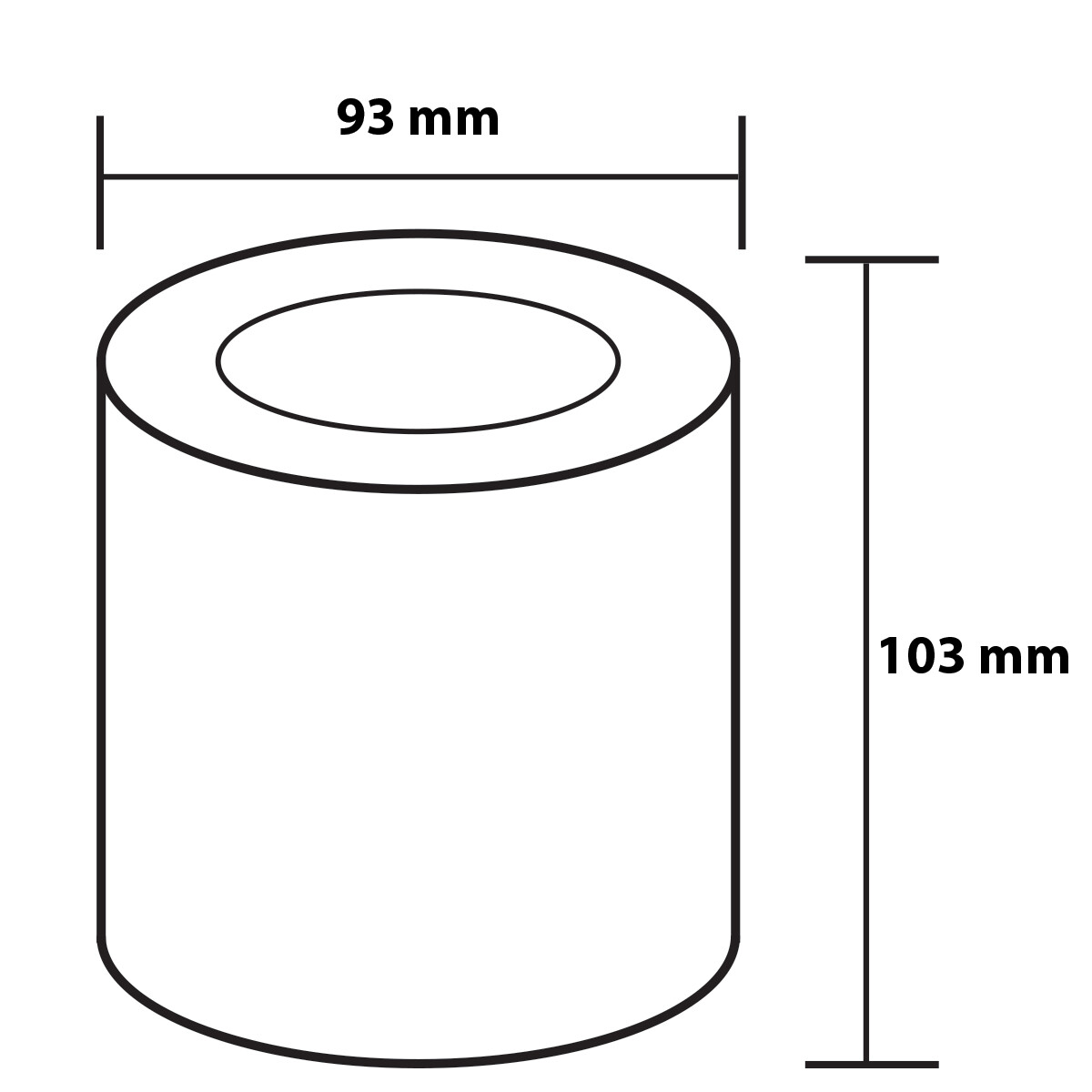 Opbouwspot GU10 - Frino - Opbouw Rond - Glans Wit - Aluminium - Kantelbaar - Ø93mm