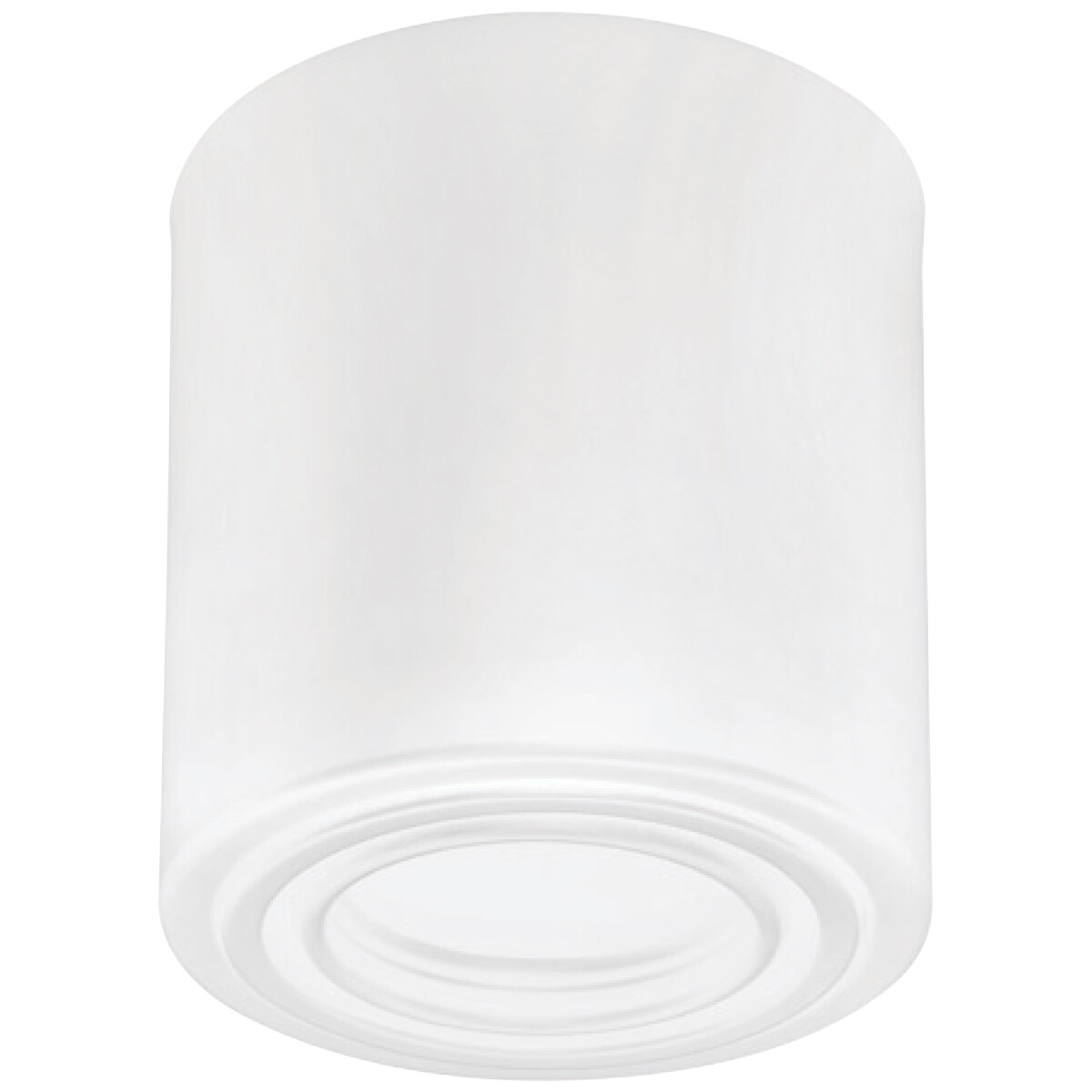 Opbouwspot GU10 - Frino - Opbouw Rond - Glans Wit - Aluminium - Kantelbaar - Ø93mm