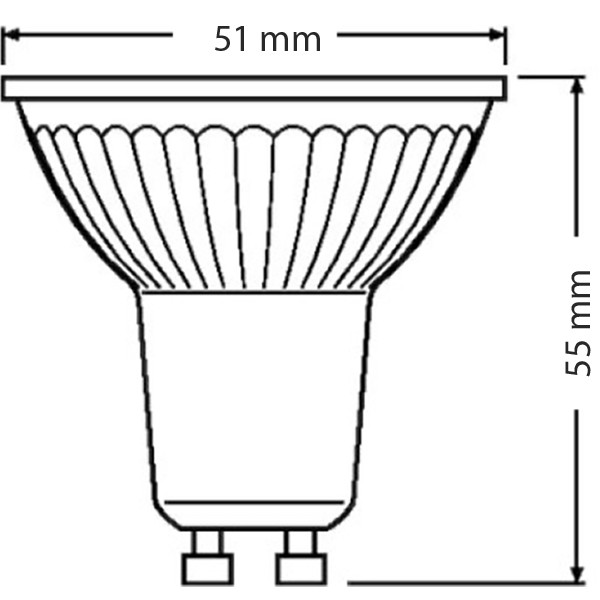 LEDVANCE - LED Spot - Parathom PAR16 927 36D - GU10 Fitting - Dimbaar - 4.5W - Warm Wit 2700K | Vervangt 50W