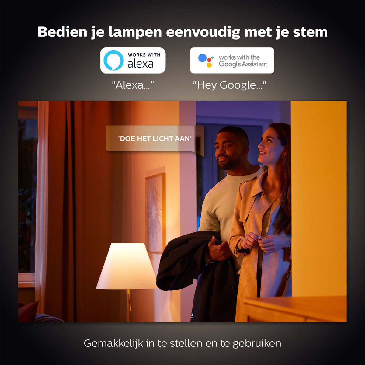 PHILIPS HUE - LED Spot GU10 - White Ambiance - Bluetooth - Duo Pack