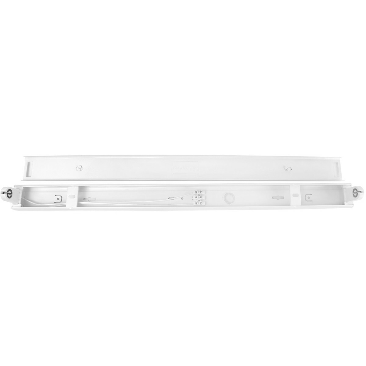 LED TL Armatuur met T8 Buis - Aigi Dybolo - 60cm Enkel - Philips - CorePro LEDtube EM 840 - 8W - Natuurlijk Wit 4000K | Vervangt 18W