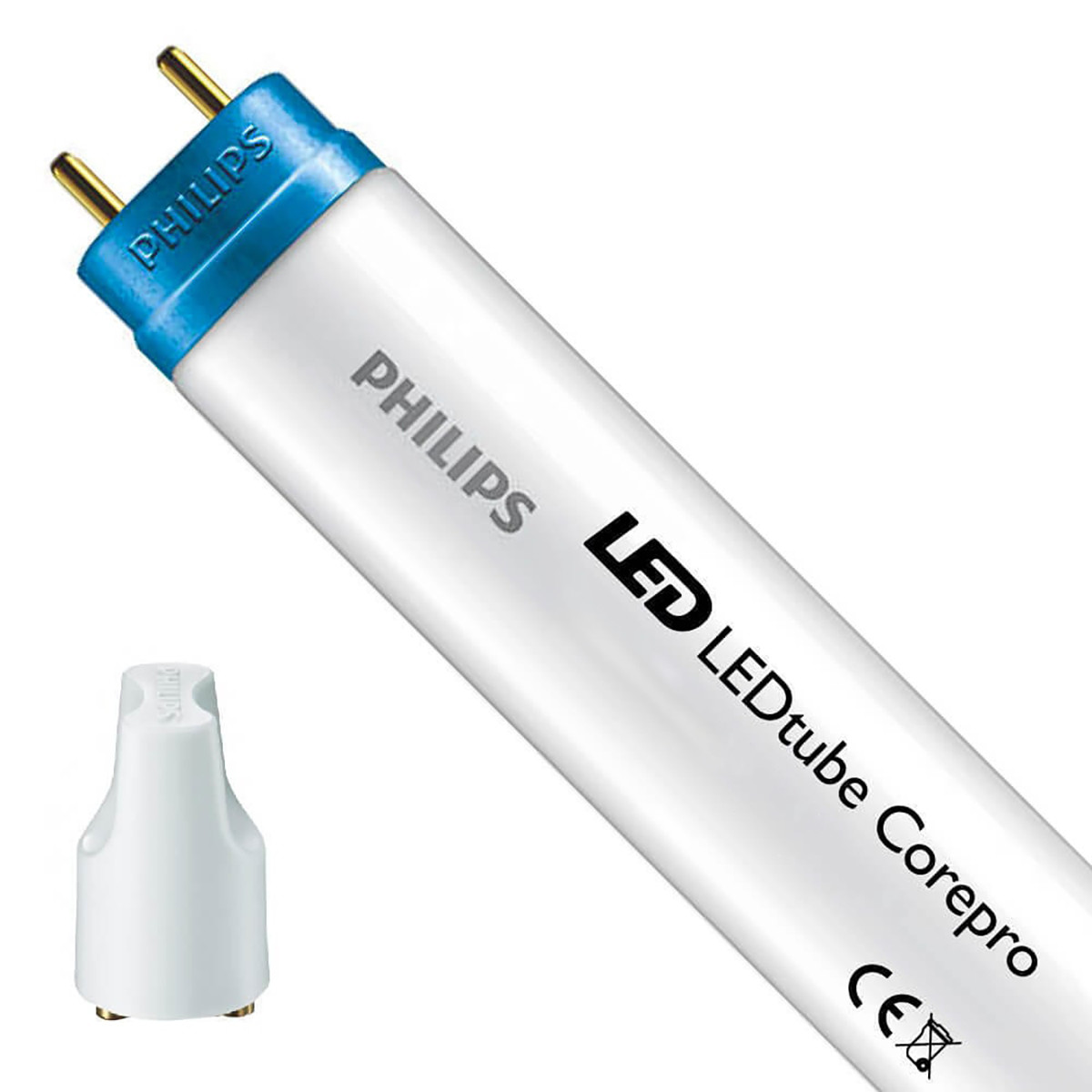 PHILIPS - LED TL Buis T8 met Starter 10 Pack - CorePro LEDtube EM 840 - 60cm - 8W - Natuurlijk Wit 4000K | Vervangt 18W