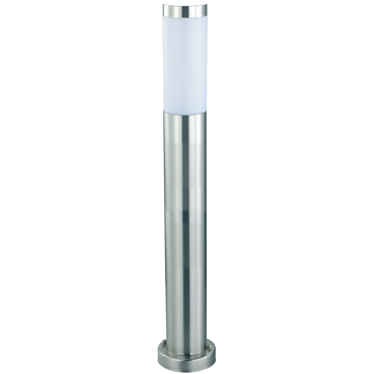 LED Tuinverlichting - Staande Buitenlamp - Laurea 5 - E27 Fitting - Rond - RVS - Philips - CorePro Lustre 827 P45 FR - 4W - Warm Wit 2700K