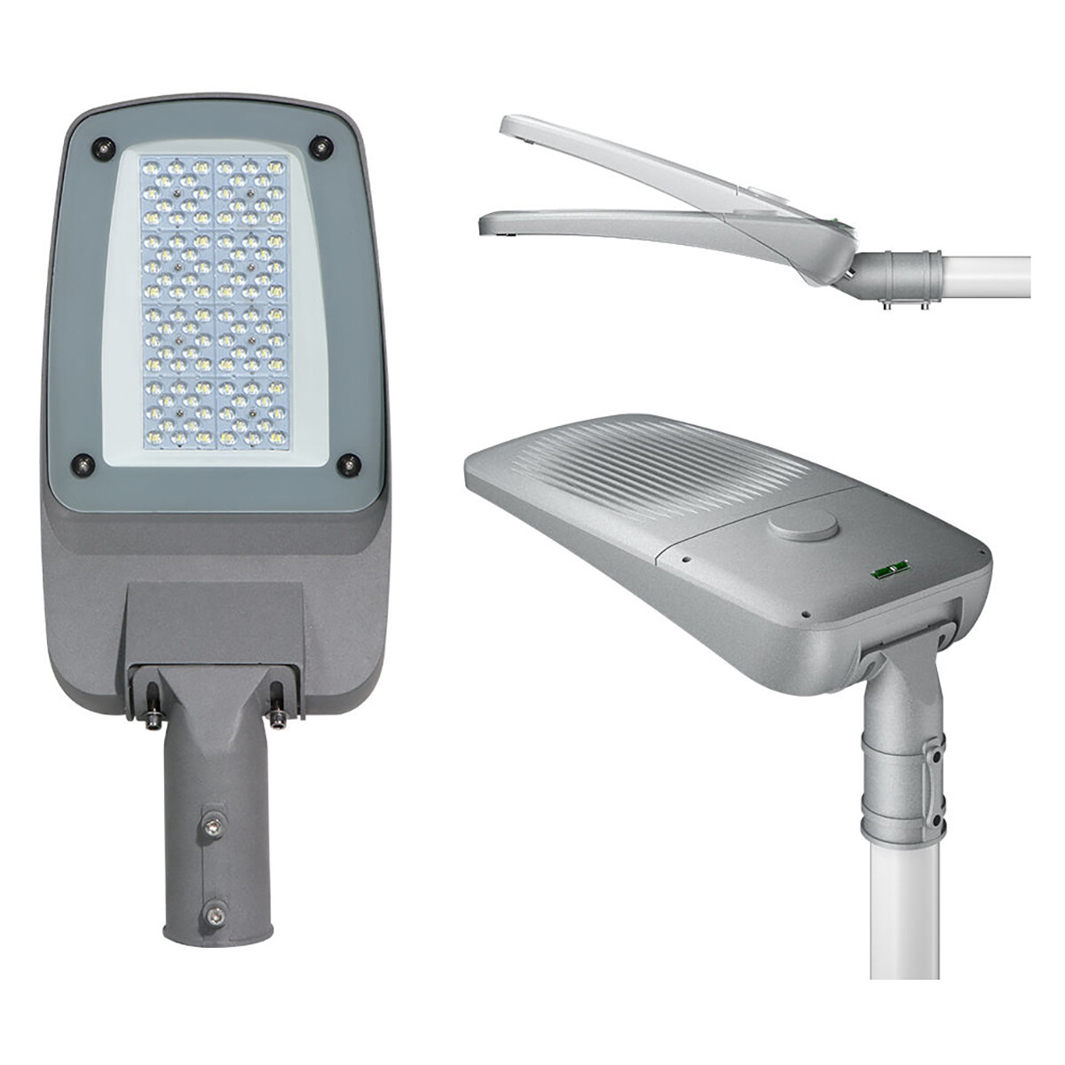 Straatverlichting met Photocell Sensor - Rinzu Strion - 150 Watt - 25500 Lumen - 4000K - Waterdicht IP66 - 70x140D Ø60mm Spigot - OSRAM Driver - Lumileds